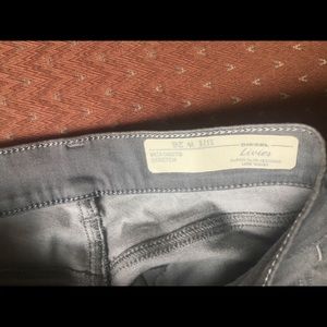 Gray Faded Diesel Skinny Jeans